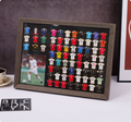 Cristiano Ronaldo Jersey Pin Collection, 72 Mini Soccer Jersey Pins, Framed Sports Memorabilia Display, Ronaldo Fan Gift, Soccer Wall Art