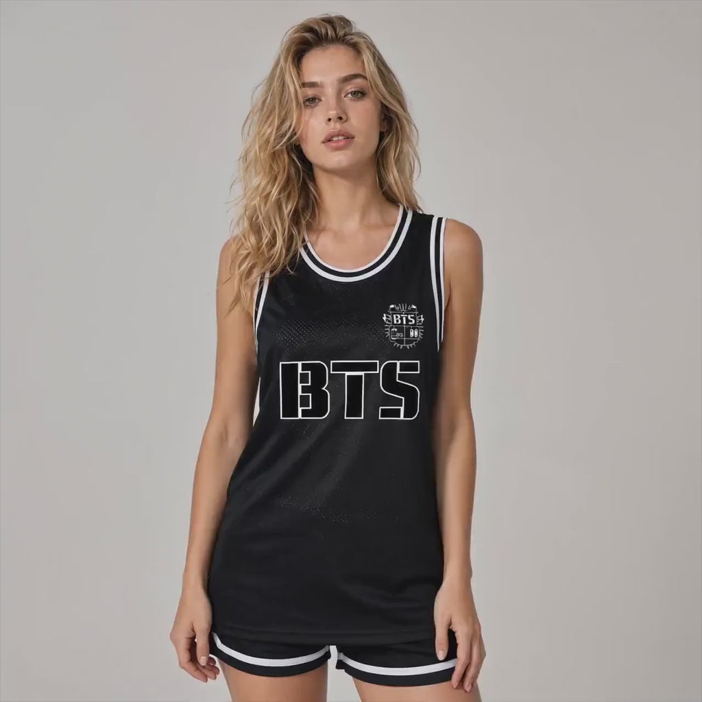 Kpop BTS Basketball Jersey, Kpop Bangtan Sonyeondan Tank Top, 2026 World Tour Concert Jersey Shirt
